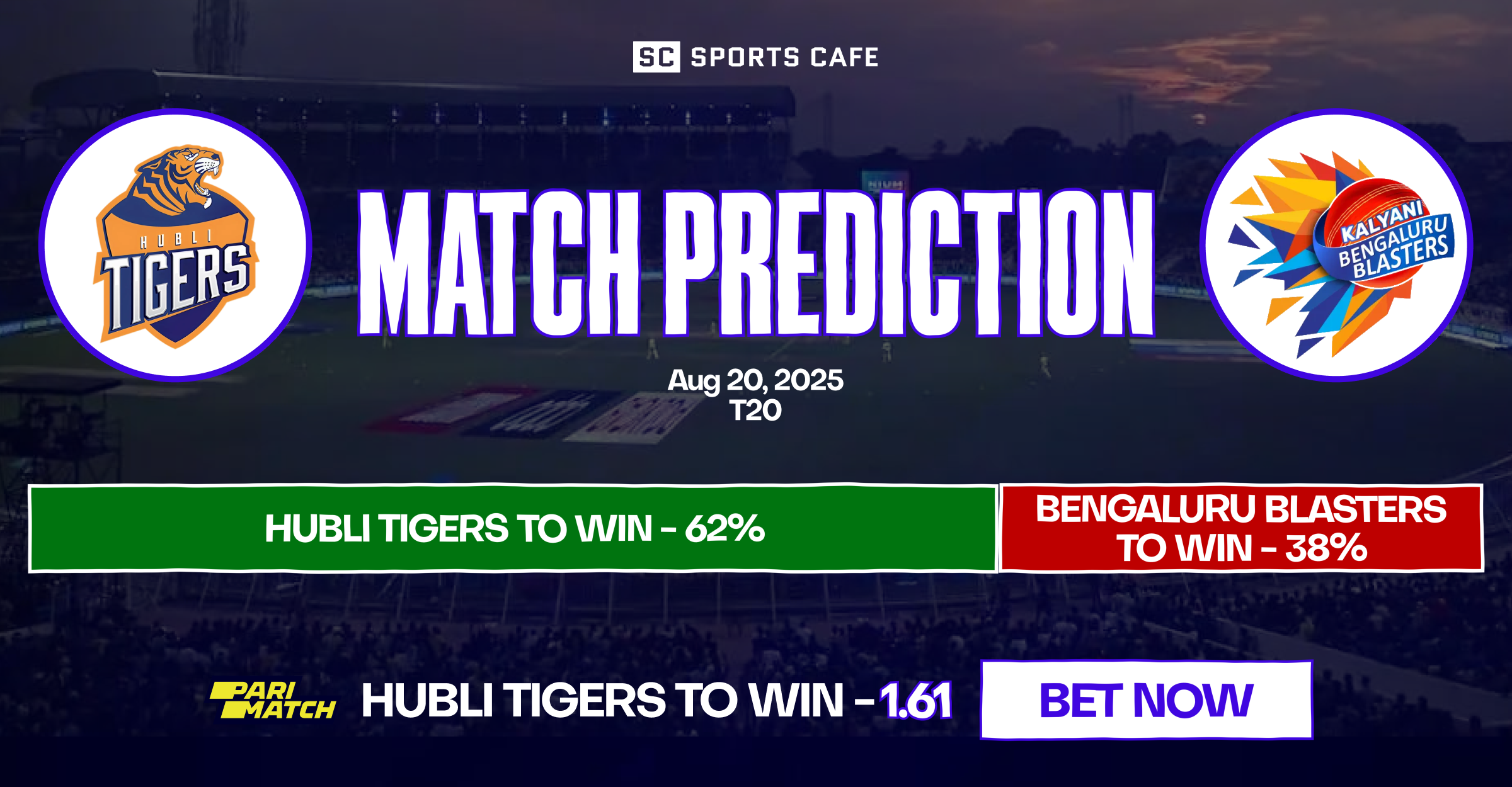 Hubli Tigers vs Bengaluru Blasters